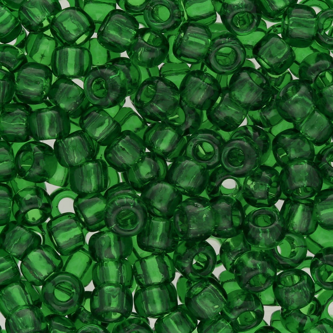 Rocailles-Perlen Toho 6/0 – Transparent Grass Green - PerlineBeads