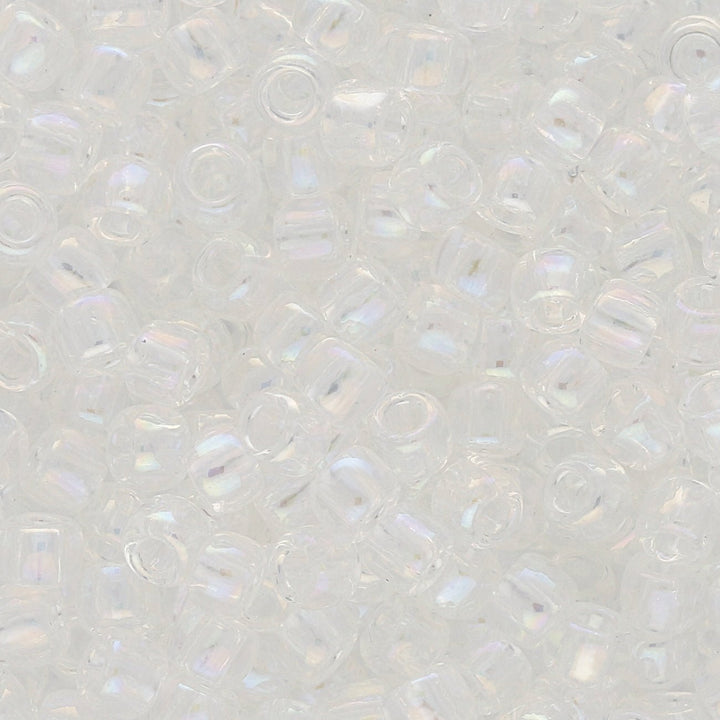 Rocailles-Perlen Toho 6/0 – Transparent-Rainbow Crystal - PerlineBeads