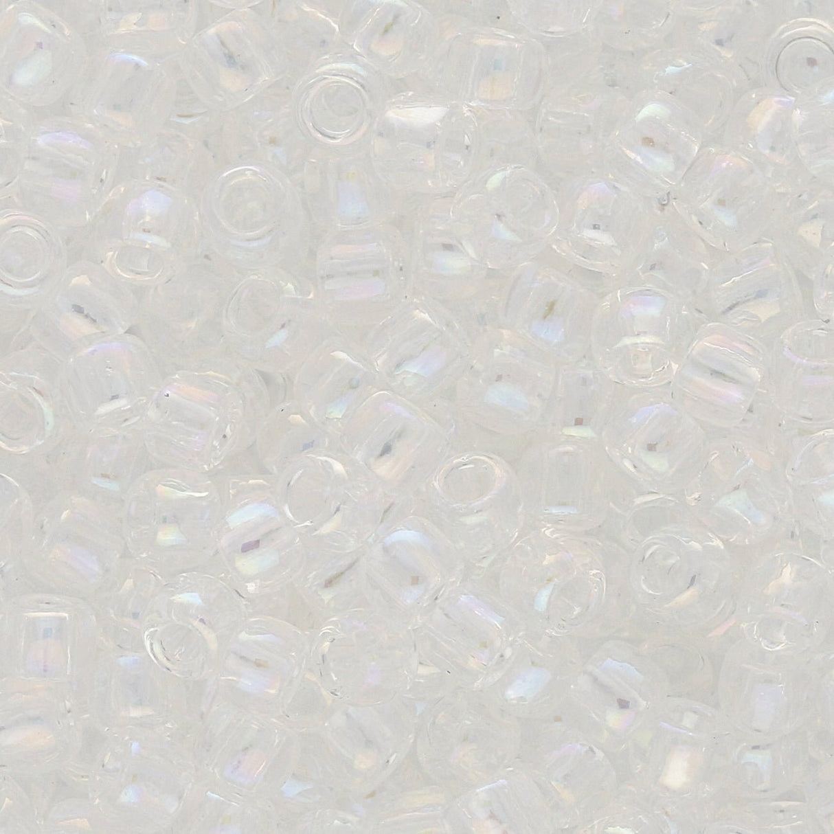 Rocailles-Perlen Toho 6/0 – Transparent-Rainbow Crystal - PerlineBeads