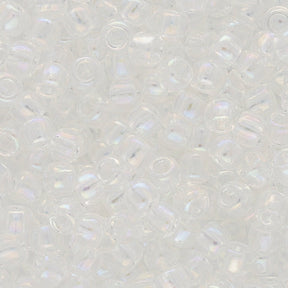 Rocailles-Perlen Toho 6/0 – Transparent-Rainbow Crystal - PerlineBeads