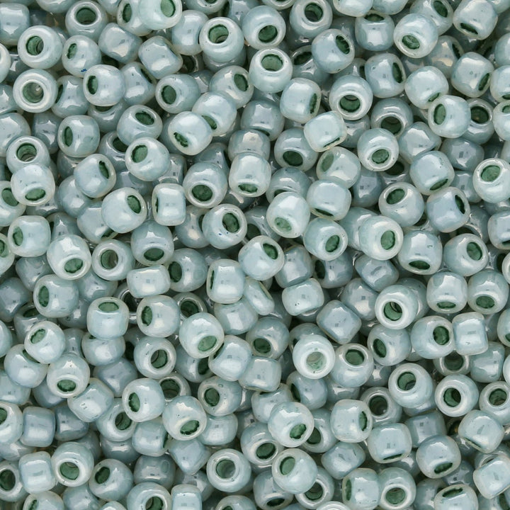 Rocailles-Perlen Toho 8/0 – Ceylon Dark Seafoam - PerlineBeads