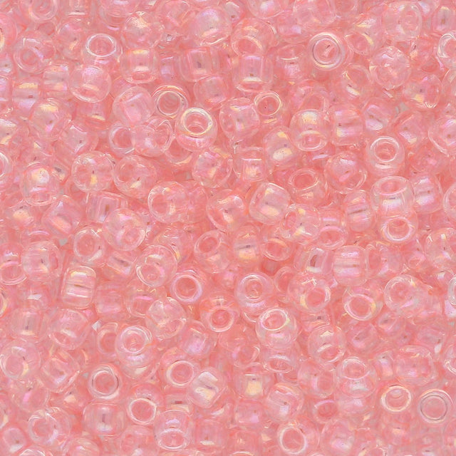 Rocailles-Perlen Toho 8/0 – Dyed-Rainbow Ballerina Pink - PerlineBeads