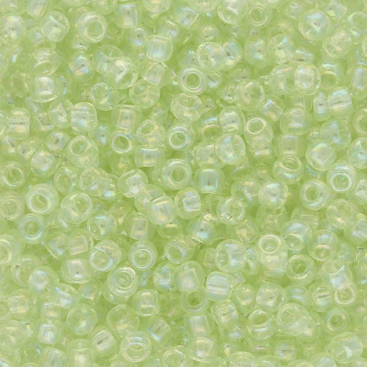 Rocailles-Perlen Toho 8/0 – Dyed-Rainbow Lemon Mist - PerlineBeads