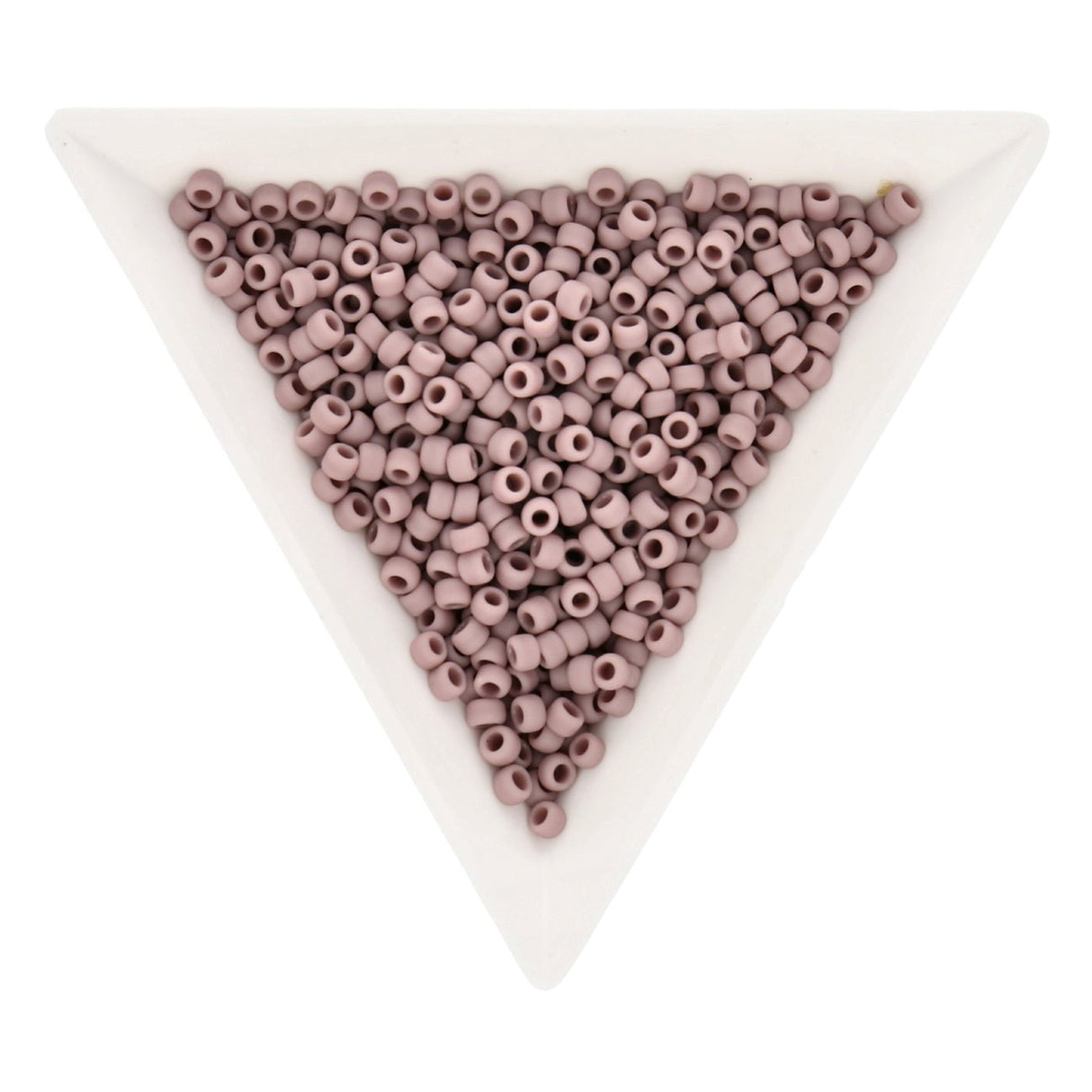 Rocailles-Perlen Toho 8/0 – Opaque Frosted Lavender - PerlineBeads