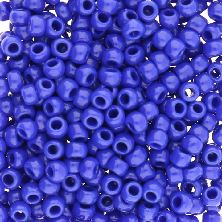 Rocailles-Perlen Toho 8/0 – Opaque Navy Blue - PerlineBeads
