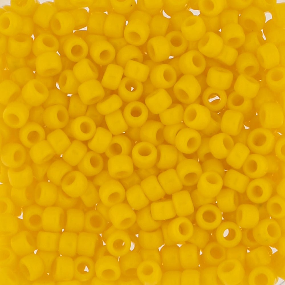 Rocailles-Perlen Toho 8/0 – Opaque Sunshine - PerlineBeads