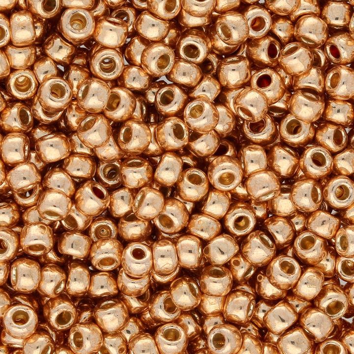 Rocailles-Perlen Toho 8/0 – PermaFinish - Galvanized Rose Gold - PerlineBeads