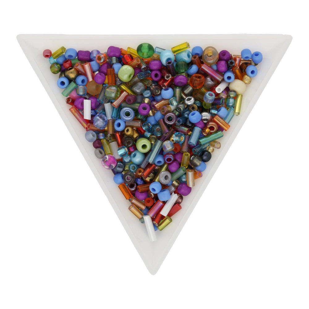 Rocailles und Bugles Perlen Mix unregelmässige Grösse - PerlineBeads