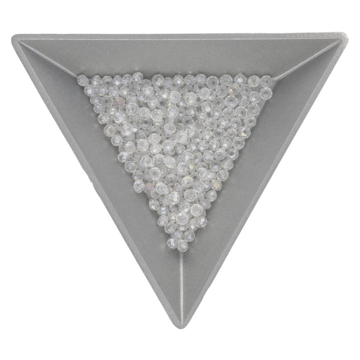 Rondellen aus facettiertem Glas 3x2 mm - Crystal - PerlineBeads