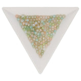 Rondellen aus facettiertem Glas 3x2,5 mm - Light Green AB Mix - PerlineBeads