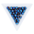 Rondellen aus facettiertem Glas 8x6 mm - Blau - PerlineBeads