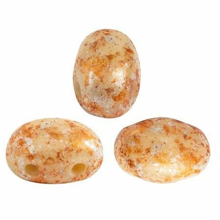 Samos® par Puca® - Opaque Beige Tweedy - PerlineBeads