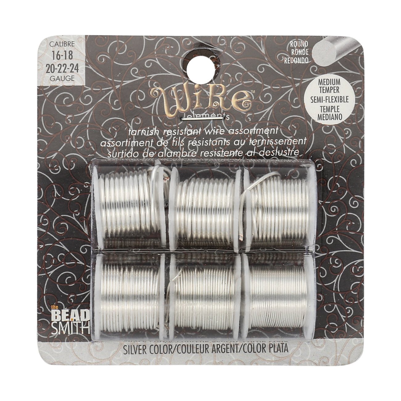 Schmuckdraht-Sortiment: Wire Elements – Silber - PerlineBeads