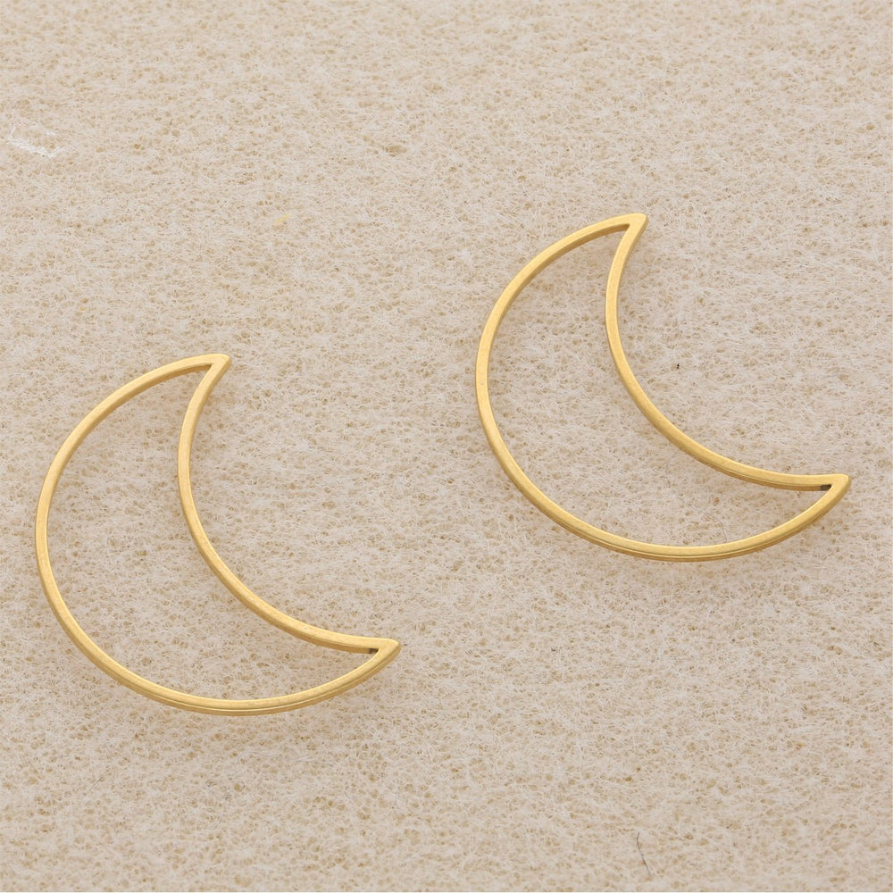 Schmuckverbinder Mondsichel – Farbe Gold - PerlineBeads