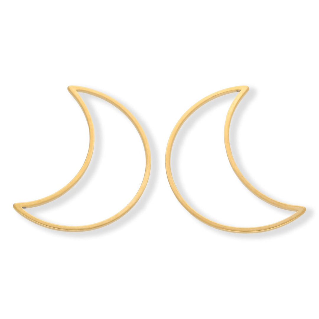 Schmuckverbinder Mondsichel – Farbe Gold - PerlineBeads