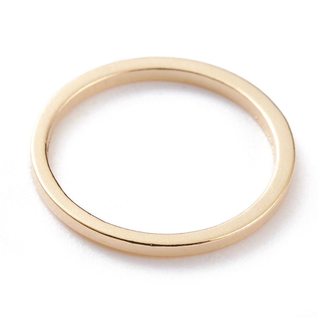 Schmuckverbinder Ringform, Ø 15 mm - Gold - PerlineBeads