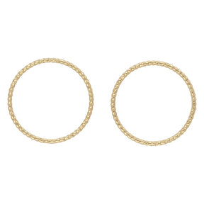 Schmuckverbinder Ringform, Ø 18 mm - Gold - PerlineBeads
