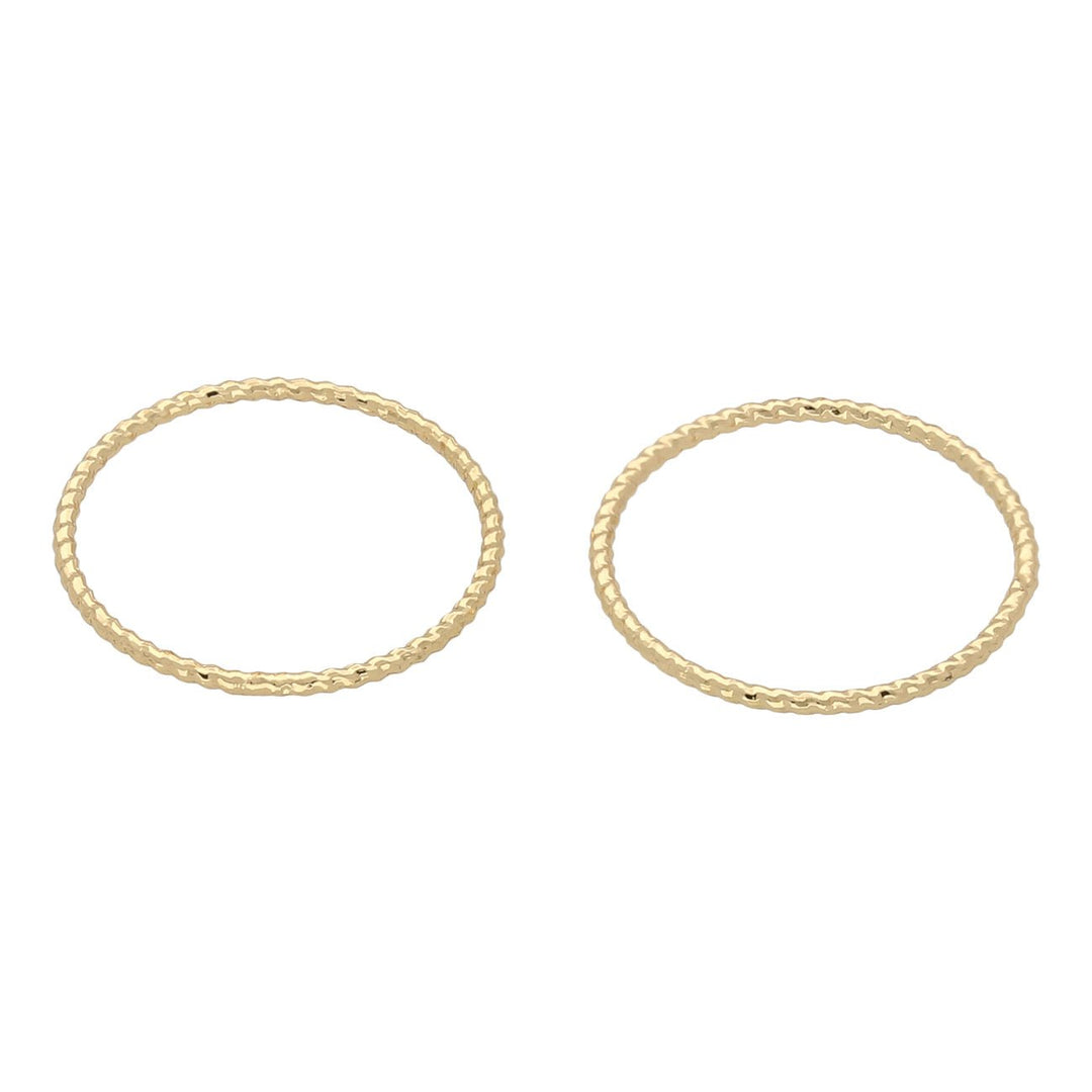 Schmuckverbinder Ringform, Ø 18 mm - Gold - PerlineBeads