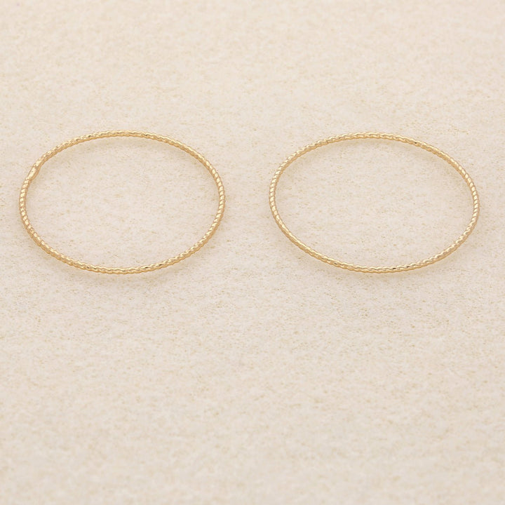Schmuckverbinder Ringform, Ø 30 mm - Gold - PerlineBeads