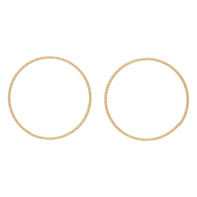Schmuckverbinder Ringform, Ø 30 mm - Gold - PerlineBeads