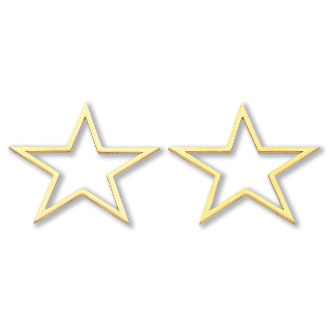 Schmuckverbinder Stern-Form - Edelstahl – Farbe Gold - PerlineBeads