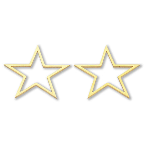 Schmuckverbinder Stern-Form - Edelstahl – Farbe Gold - PerlineBeads