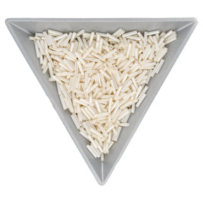 Slender Bugle 6 mm – Ceylon Ivory - PerlineBeads