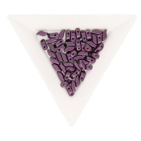 StormDuo - Alabaster Pastel Bordeaux - PerlineBeads