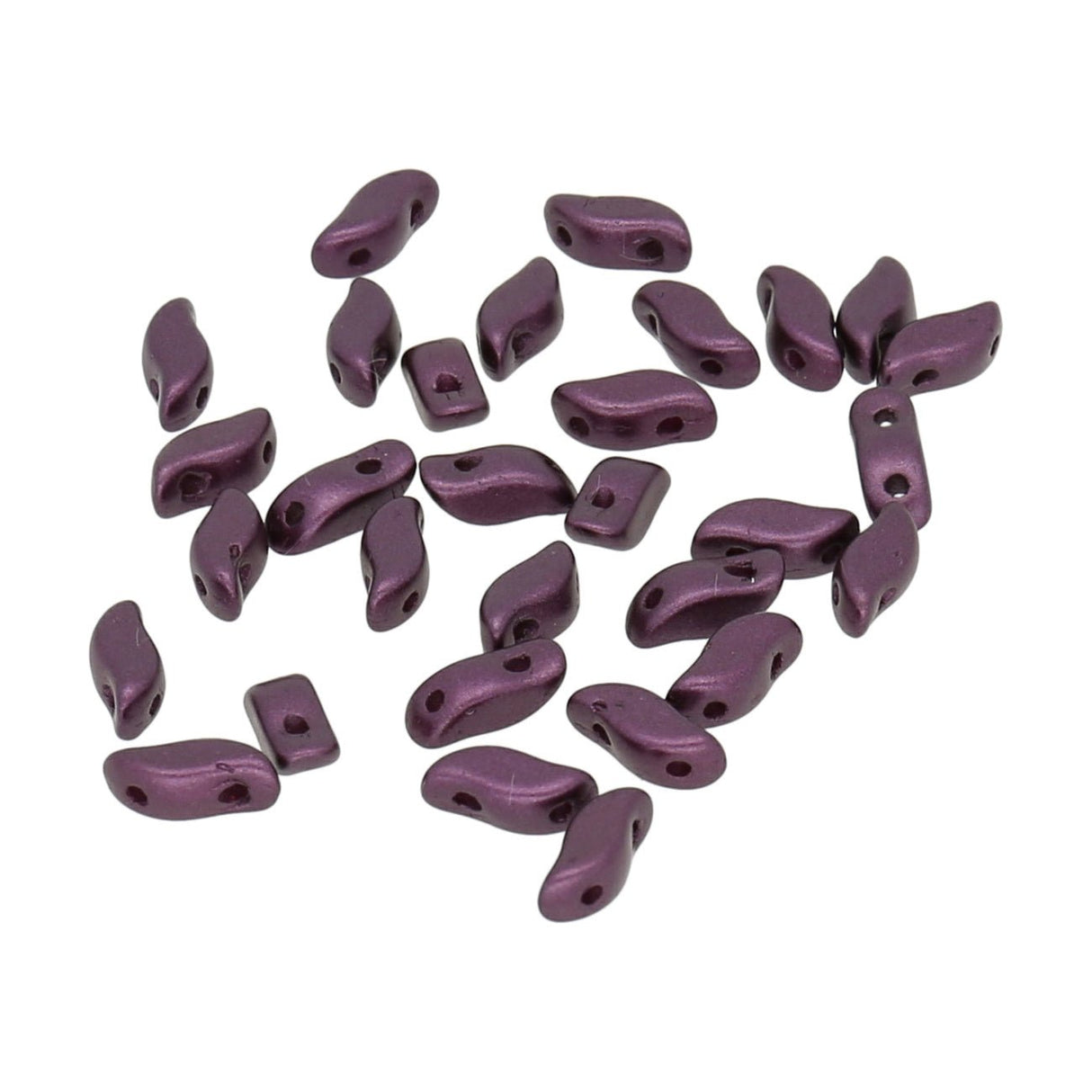 StormDuo - Alabaster Pastel Bordeaux - PerlineBeads