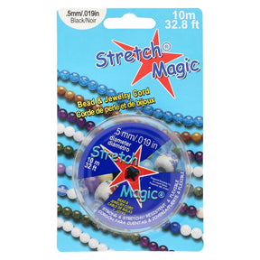Stretch Magic 0.5 mm - Schwarz - PerlineBeads