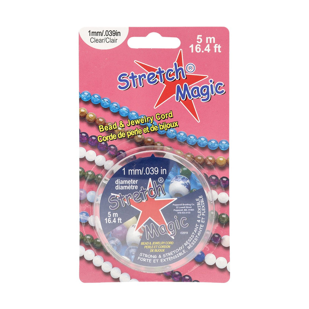 Stretch Magic 1 mm - Klar - PerlineBeads