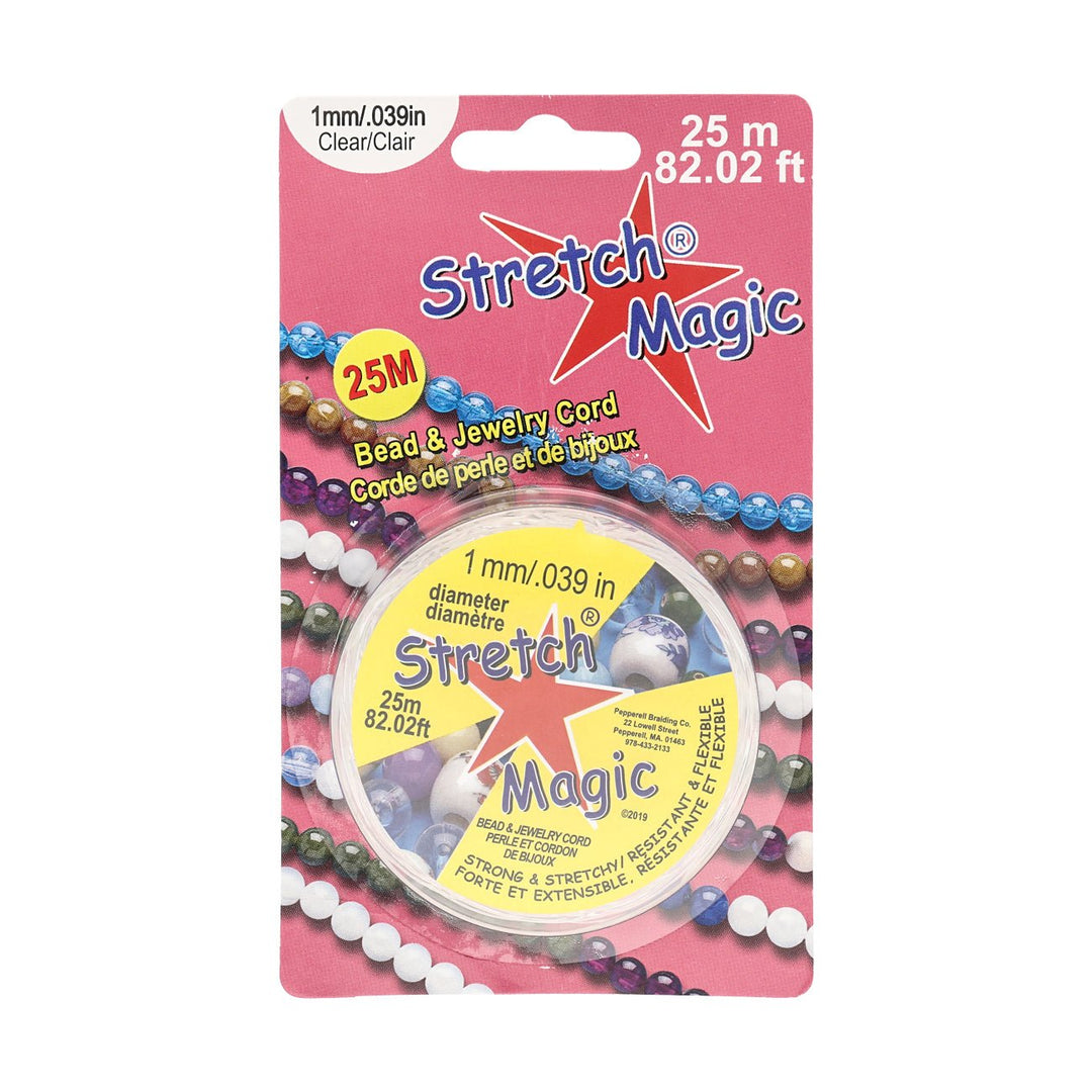 Stretch Magic 1 mm - Klar (25 m) - PerlineBeads
