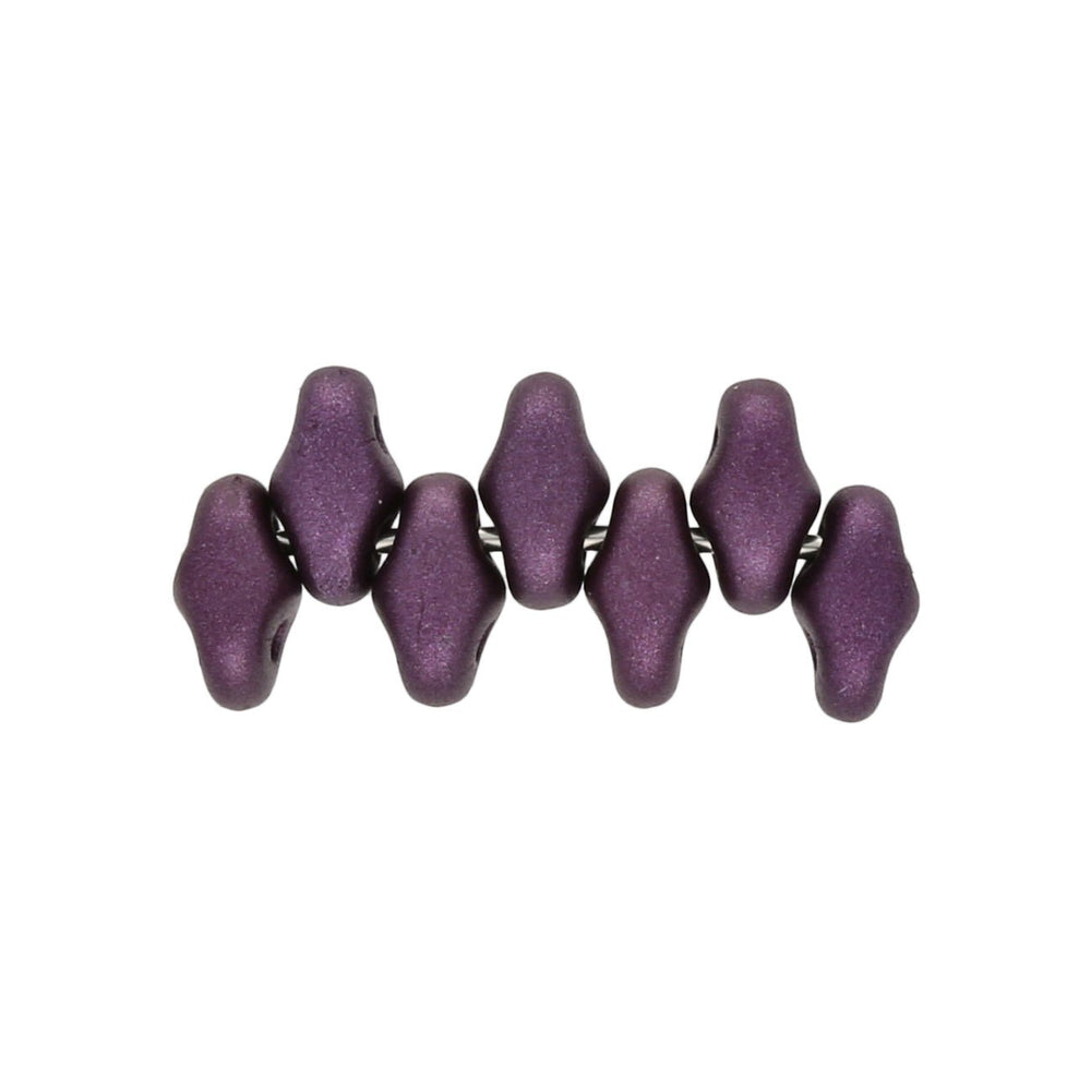 SuperDuo 2,5 x 5 mm - Pearl Coat - Purple Velvet - PerlineBeads