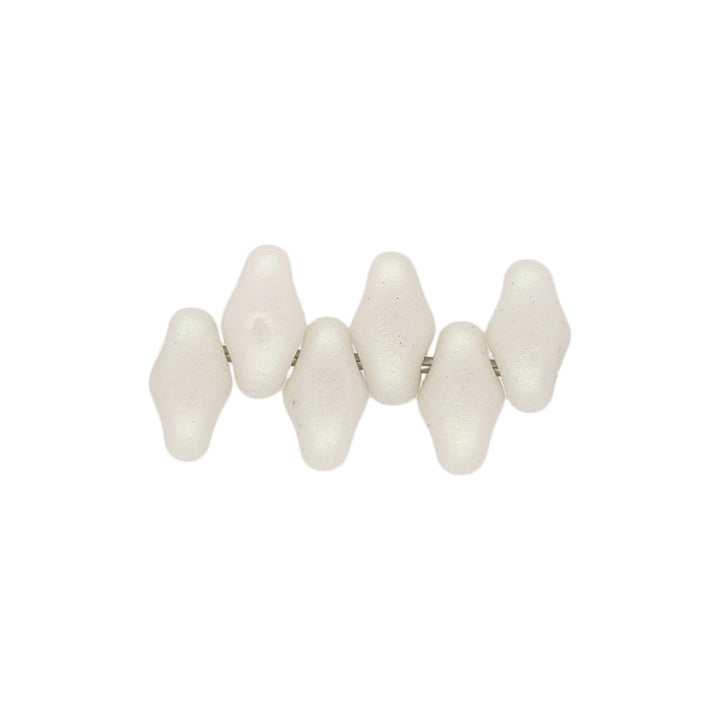 SuperDuo 2,5 x 5 mm - Powdery Ivory - PerlineBeads
