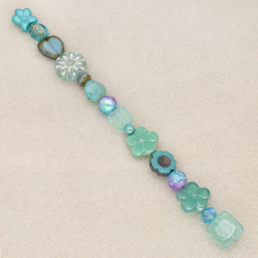 "Table Cut Mix" Perlen - Sea - PerlineBeads