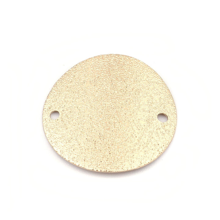 Verbindungselement rund “Sparkledust” 20 mm - Farbe gold - PerlineBeads