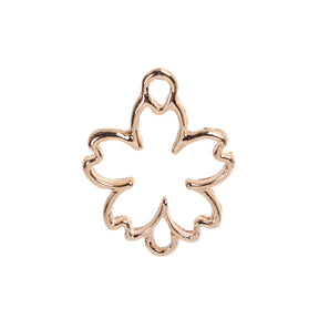 Verbindungselement “Sakura Blume” 29 x 22 mm - Farbe Gold - PerlineBeads