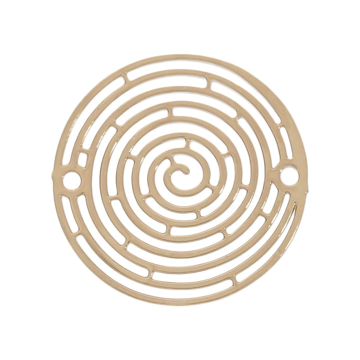 Verbindungselement “Spirale” 18 mm - Farbe gold - PerlineBeads