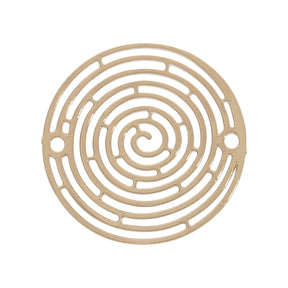 Verbindungselement “Spirale” 18 mm - Farbe gold - PerlineBeads