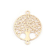 Verbindungselement “Tree of Life” 12 mm - Farbe gold - PerlineBeads
