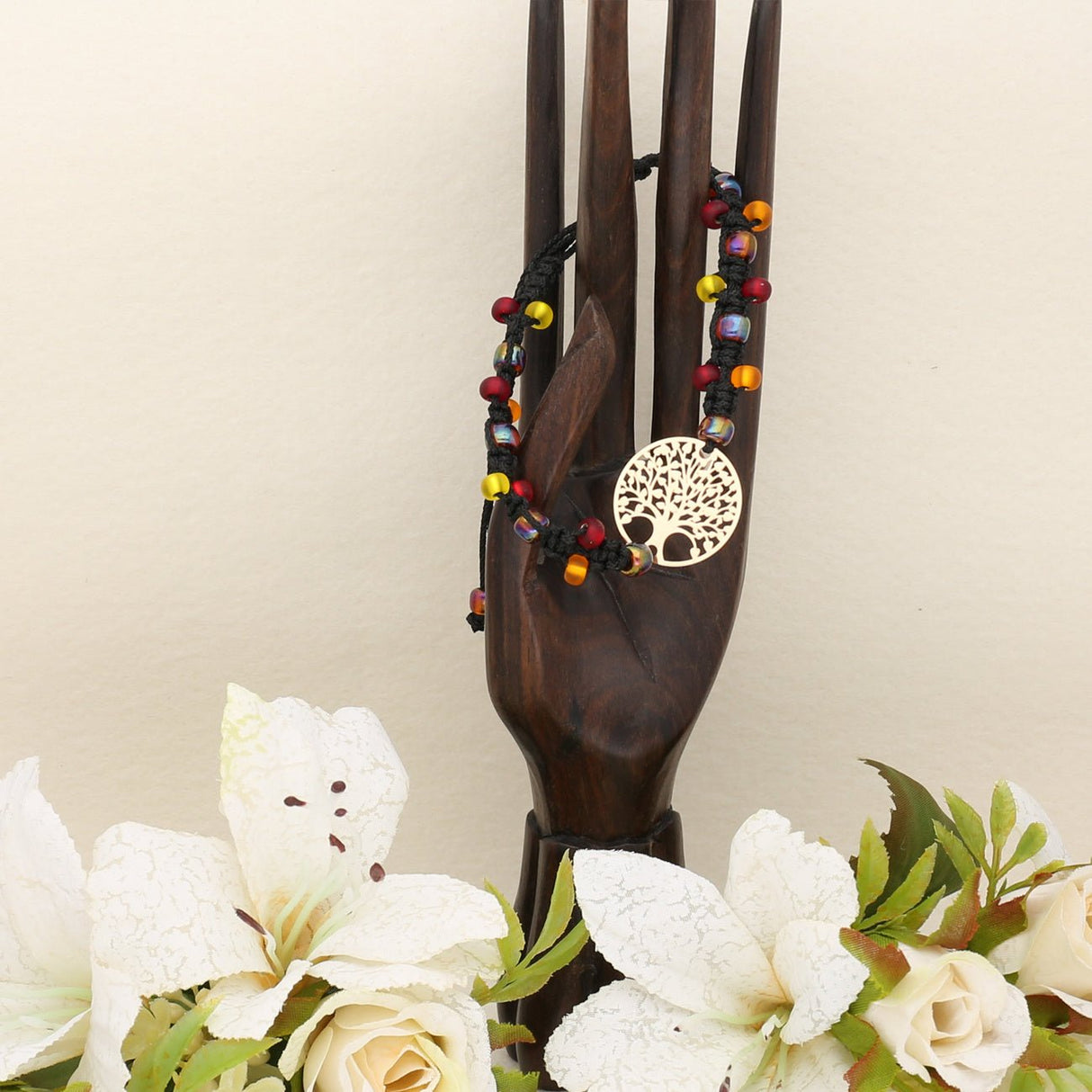 Verbindungselement “Tree of Life” 20 mm - Farbe gold - PerlineBeads