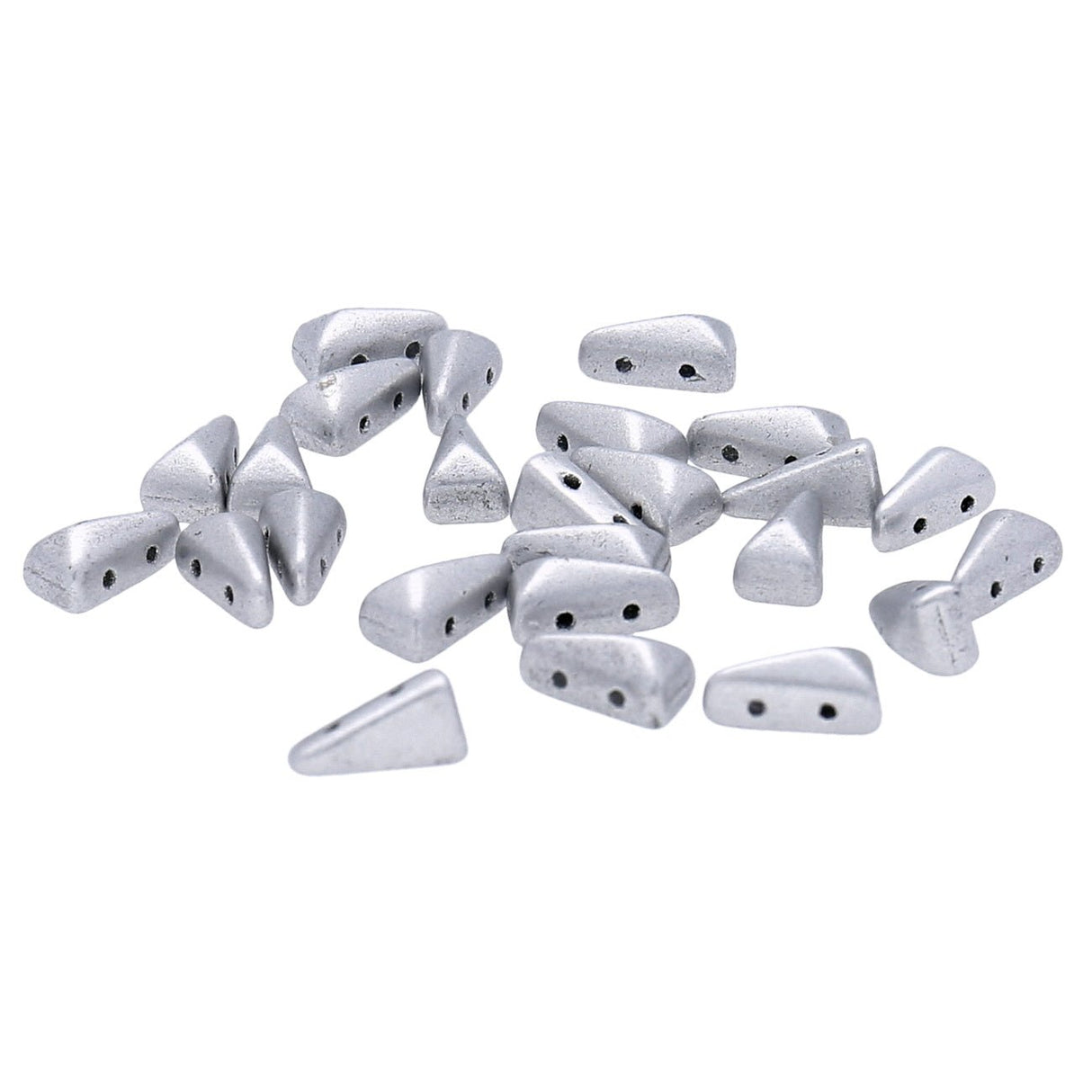 Vexolo 5x8 mm - Aluminium Silver - PerlineBeads