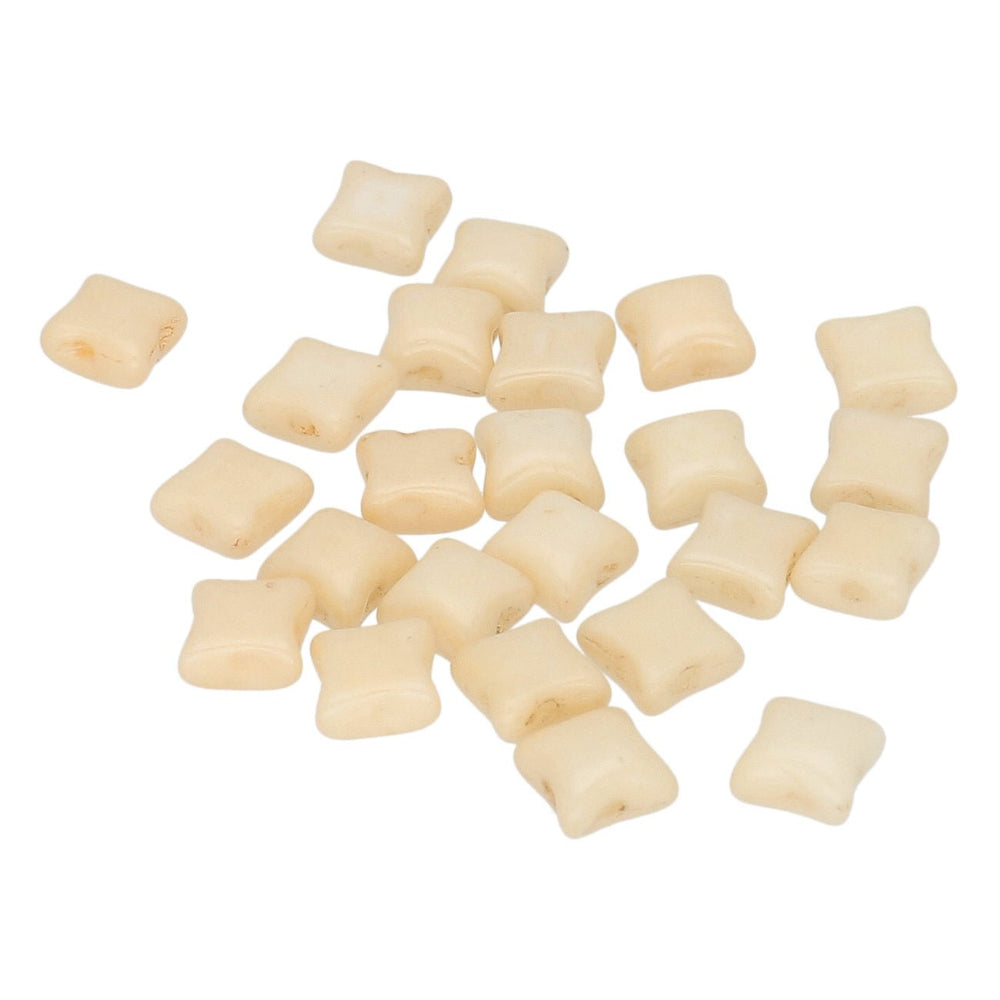 WibeDuo - Chalk White Champagne Luster - PerlineBeads