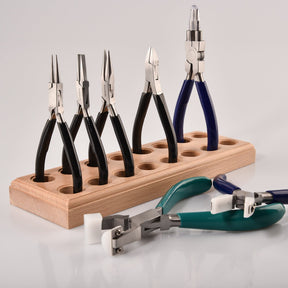 Zangenhalter aus Holz für 8 Zangen - PerlineBeads